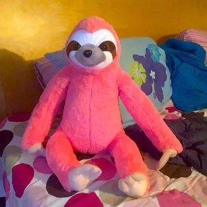 Pink Sloth Stuffed Animal